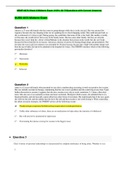 NRNP 6670 Week 6 Midterm Exam &lpar;100&percnt; Correct Collection&rpar;&sol;NRNP&sol;PRAC 6670 Psychiatric Mental Health Nurse Practitioner Role II&colon; Adult And Older Adult  &lpar;all 75&sol;75&rpar;