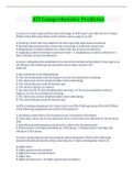ATI Comprehensive Predictor- Questions And Answers&lpar; Latest Update With Complete Top Solution &rpar;