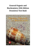 General Organic and Biochemistry 10th Edition Denniston Test Bank
