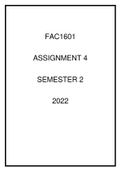 FAC1601-ASSIGNMENT 4, SEMESTER 2, 2022