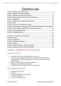 First Class Contract Law (Complete) Notes