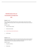 NSG 6002 Week 3 Knowledge Check Quiz 