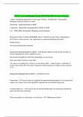 CSUF Exam 2 ISDS 351 Hoda Diba Exam Prep Questions And Answers &lpar;202472025&rpar;
