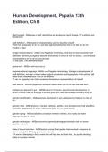 Human Development&comma; Papalia 13th Edition&comma; Ch 8 Questions correctly answered 2025&sol;2026 graded A&plus;