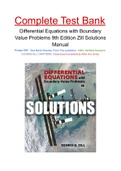Differential Equations with Boundary Value Problems 9th Edition Zill Solutions Manual