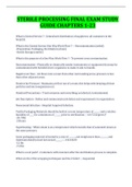 STERILE PROCESSING FINAL EXAM STUDY GUIDE CHAPTERS 1-23 &lpar;QUESTIONS AND ANSWERS&rpar;