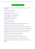 ACSM STUDY GUIDE ALL IN ONE TERMS AND EXPLANATION LATEST BEST UPDATE &sol;DOWNLOAD TO SCORE A