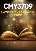 CMY3709 NEW Exam Pack (Old - 2022) with great notes! 