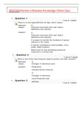  NRNP 6552>Women&rsquo;s Modules Knowledge Check Quiz&period;