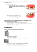 Samenvatting endodontologie thema 2.4 Mondzorgkunde