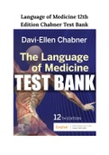 Language of Medicine 12th Edition Chabner Test Bank