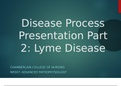 Disease Process Presentation Part 2&colon; Lyme Disease