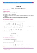 Linear Algebra and Application Determinants Questions with answers