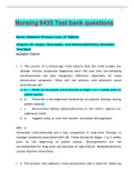 Nursing 6435 Test bank questions   Burns&colon; Pediatric Primary Care&comma; 6th Edition Chapter 25 GRADED A&plus;