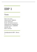 EBP 1 Praktijkopdracht: Praktijkvariatie+besluitvormingsprocessen vaatchirurgie 