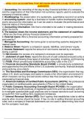WGU C213 ACCOUNTING FOR DECISION MAKERS EXAM TEST WITH ANSWERS