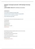 Radiologic Technologist Examination" ARRT Radiologic Technology Exam&period;" LATEST UPDATE  2024 ARRT Certification Examination   