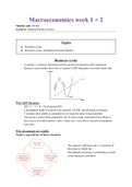 Macroeconomics term 2 week 1 - 2