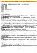 NURS 251 PHARMACOLOGY EXAM WITH VERIFIED ANSWRS GRADED A&plus;