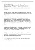 PATENT BAR Questions with Correct Answer1