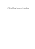 ATI Med Surge Proctored Exam&period;docx