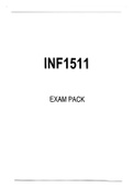 Exam (elaborations) INF1511 -Preparing Exam Pack 2022