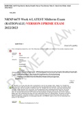 NRNP 6675 Week 6 LATEST Midterm Exam (RATIONALE) VERSION I PRIME EXAM 2022/2023