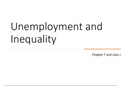 Unemployment and Inequality
