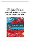 Test Bank For Olds Maternal-Newborn Nursing & Women&rsquo;s Health Across the Lifespan 11th Edition Patricia Ladewig &vert;all chapters &vert; Complete Solution Guide &vert;Grade A&plus;&period;