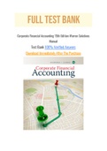 Corporate Financial Accounting 15th Edition Warren Solutions Manual