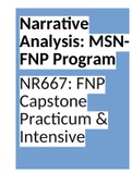 NR667 Narrative Analysis Paper B Ingram.pdf  NR667: FNP Capstone Practicum & Intensive