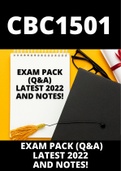 CBC1501 NEW Exam Pack  (Questions and Answers)