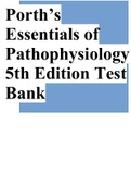 porths essentials of pathophysiology 5e 