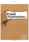 Fraud Examination 6th Edition Albrecht Solutions Manual