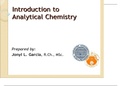 Introduction to Analytical Chemistry
