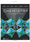 Chemistry The Central Science 14th Edition Brown Test Bank