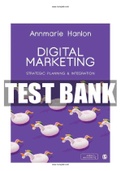 Digital Marketing Strategic Planning and Integration 1st Edition Hanlon Test Bank
