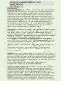 ATI PROCTORED PHARMACOLOGY REMEDIATION STUDY NOTES GRADED A&plus;