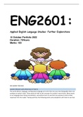 ENG2601 EXAM Full PORT 2022 