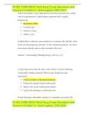 NURS 21000 HESI Med-Surg Exam Questions and Answers Graded A&plus; latest update 2022&sol;2023 