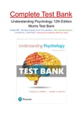 Understanding Psychology 12th Edition Morris Test Bank