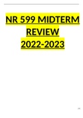 NR 599 MIDTERM REVIEW 2022/2023