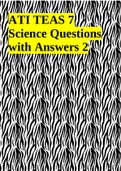 ATI TEAS 7 Science Questions with Answers 2