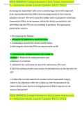 HESI RNHESI Comprehensive Exit Exam Answered A&plus; Solution Guide Latest Update 2022&sol;2023