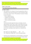 ADULT HEALTH 2 Chapter 34&colon; Heart Failure Lewis&colon; Medical-Surgical Nursing&comma; 10th Edition EXAM Questions and Answers 100&percnt;Correct&sol;Verified -REVISION GUIDE 2022