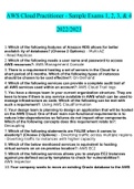 AWS Cloud Practitioner - Sample Exams 1&comma; 2&comma; 3&comma; & 4 Questions And Answers Latest Update 2022&sol;2023 With Complete Top Solution&period;