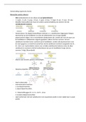 Samenvatting Organische chemie (verschillende stofgroepen)
