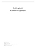 Module Eventmanagement | Schoevers 