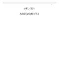 Afl1501 Assignment 2&comma;3 and 4 semester 2 2022