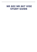 NR602 / NR 602  VISE STUDY GUIDE (LATEST UPDATE